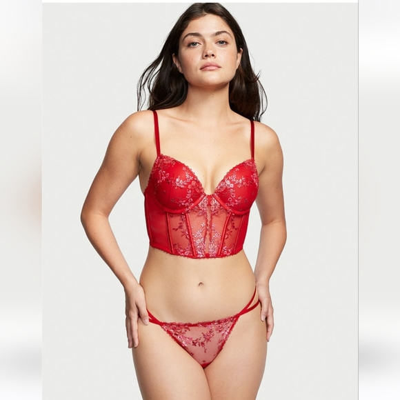 Victoria's Secret Intimates & Sleepwear Victorias Secret Very Sexy Pushup Floral Embroidery